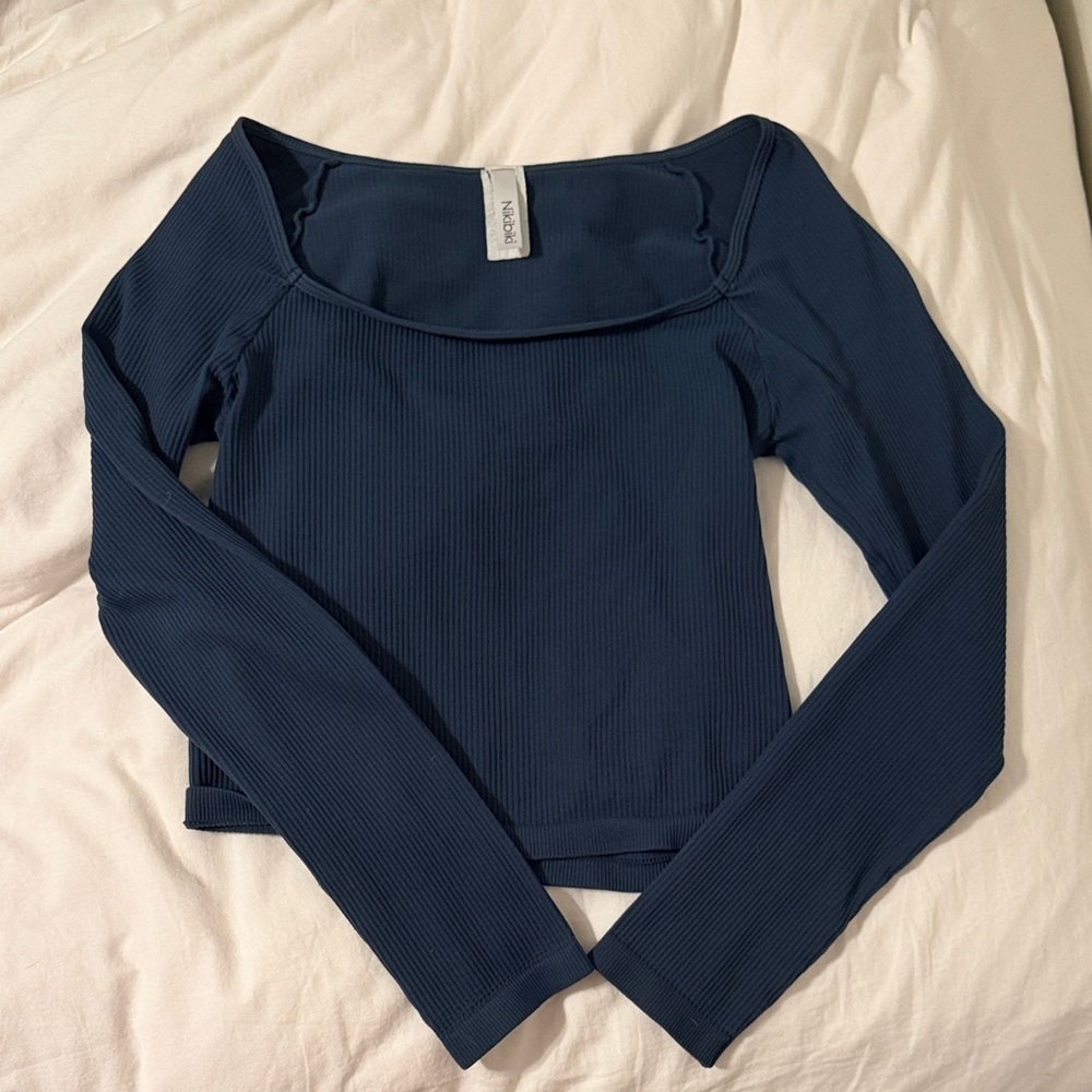 Nikibiki Navy Long Sleeve Top
